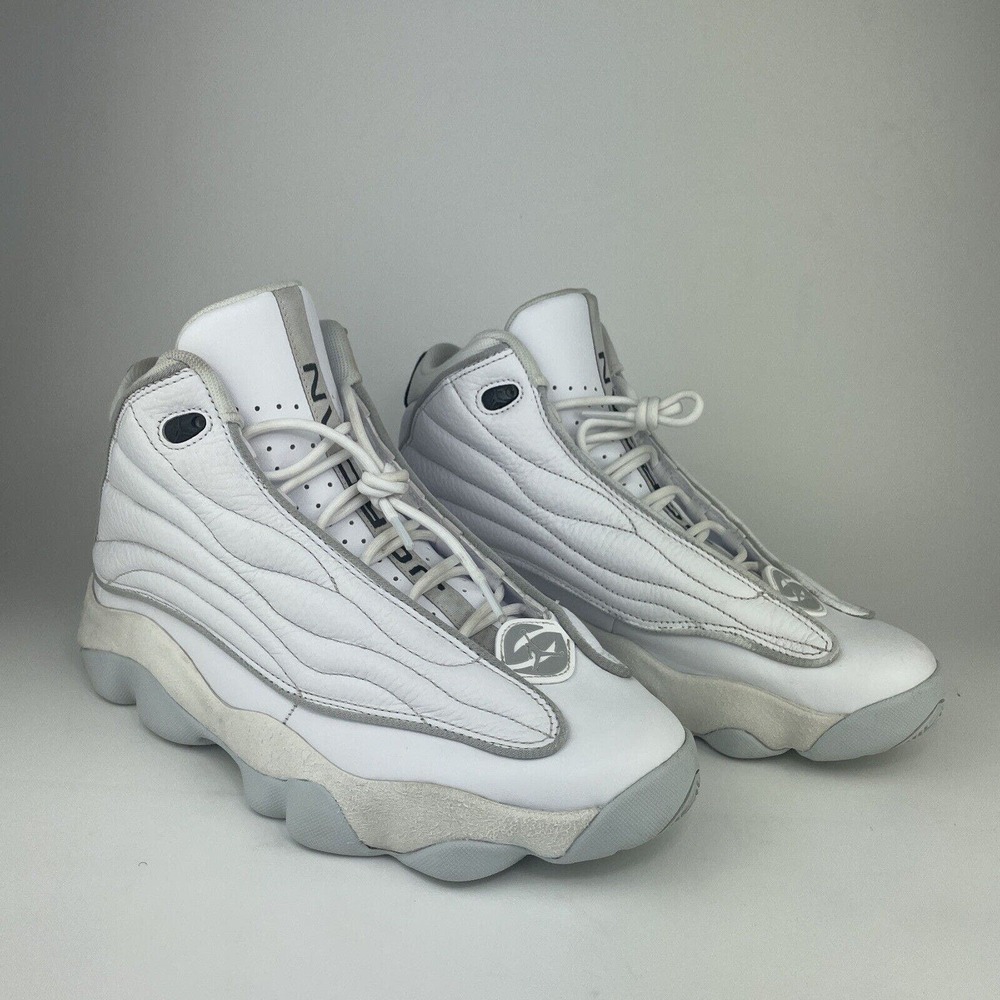 Nike Air Jordan Pro Strong 'Pure Money' Shoe Mens 10.5 White Silver DC8418-103